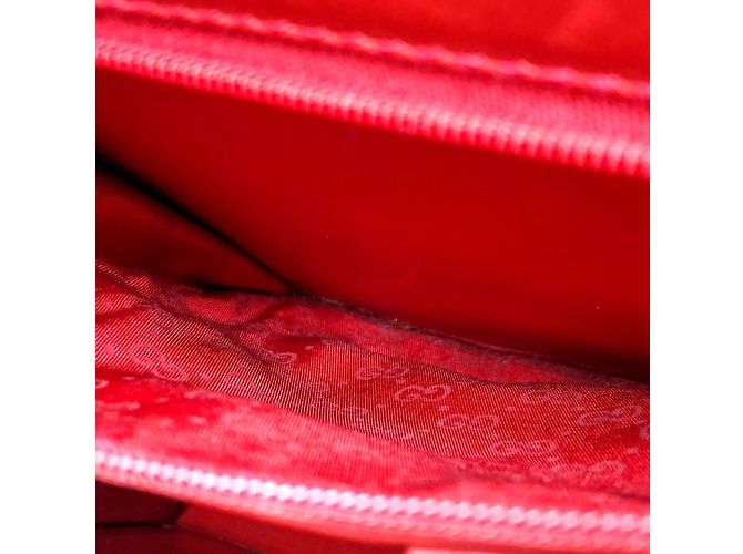 Borsa a Spalla Gucci Old in Rosso - vista 10