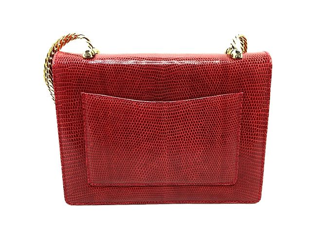 Borsa a Spalla Gucci Old in Rosso - vista 2
