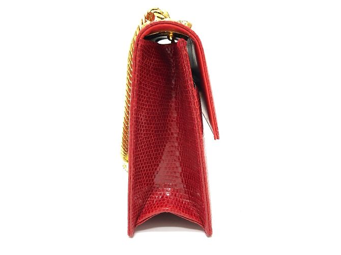 Borsa a Spalla Gucci Old in Rosso - vista 4