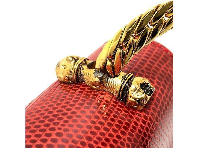 Borsa a Spalla Gucci Old in Rosso - vista 6