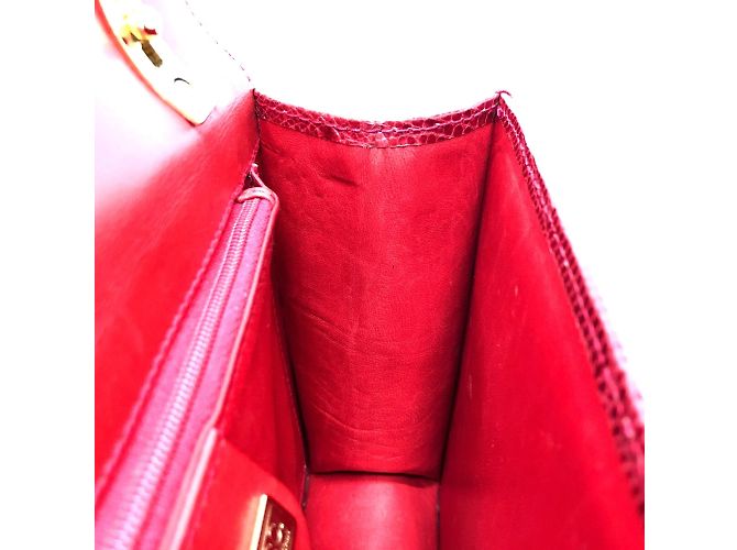 Borsa a Spalla Gucci Old in Rosso - vista 8