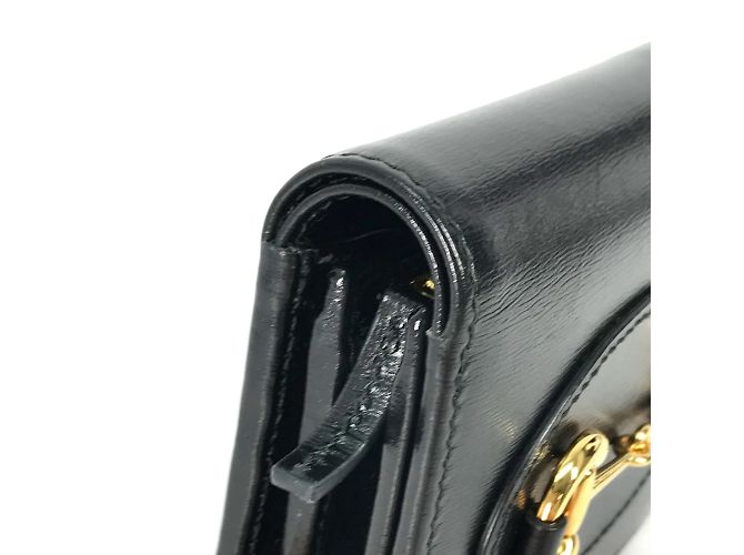 Gucci schwarze Leder-Bi-Fold-Geldbörse - Ansicht 10