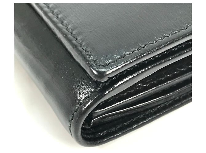 Gucci schwarze Leder-Bi-Fold-Geldbörse - Ansicht 12