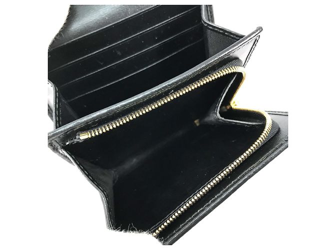 Gucci schwarze Leder-Bi-Fold-Geldbörse - Ansicht 15