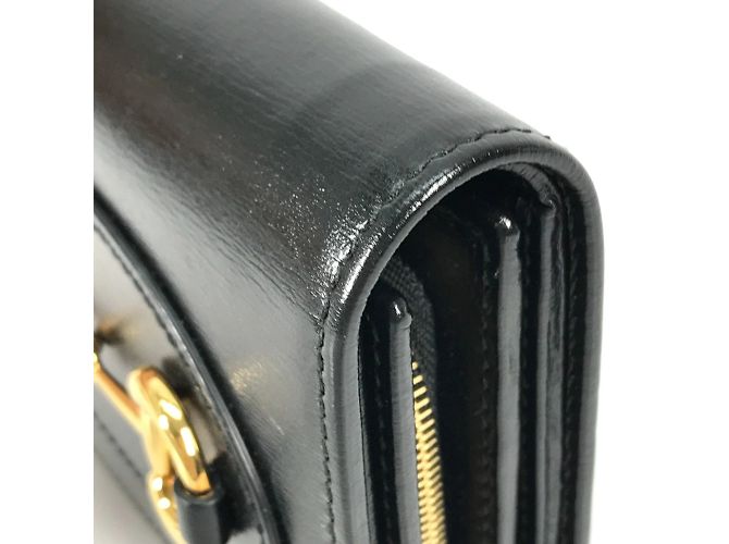 Gucci schwarze Leder-Bi-Fold-Geldbörse - Ansicht 9