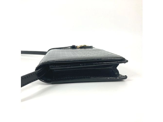Borsa a Spalla GG Micro 354086 di Gucci Nero - vista 3