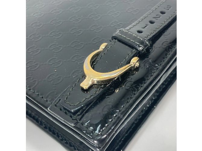 Borsa a Spalla GG Micro 354086 di Gucci Nero - vista 5