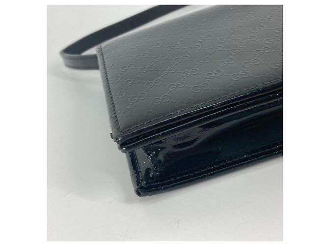 Borsa a Spalla GG Micro 354086 di Gucci Nero - vista 7