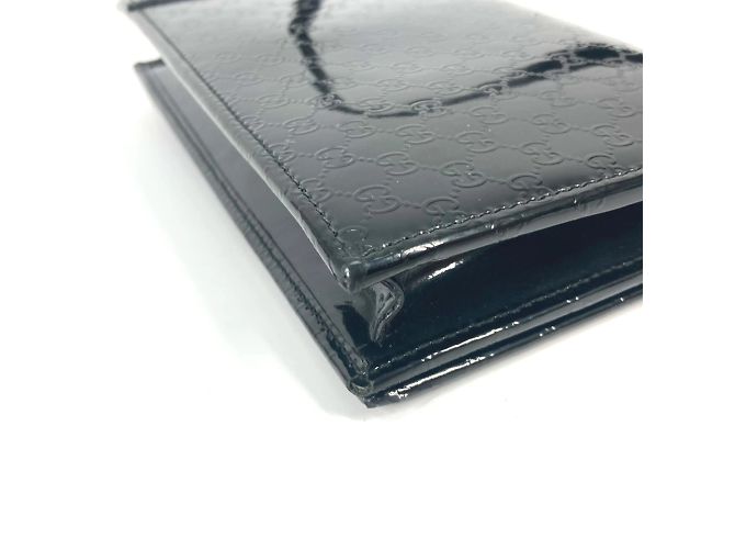 Borsa a Spalla GG Micro 354086 di Gucci Nero - vista 9