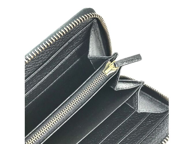 Cartera larga Gucci GG Marmont de bambú Azul marino - vista 11
