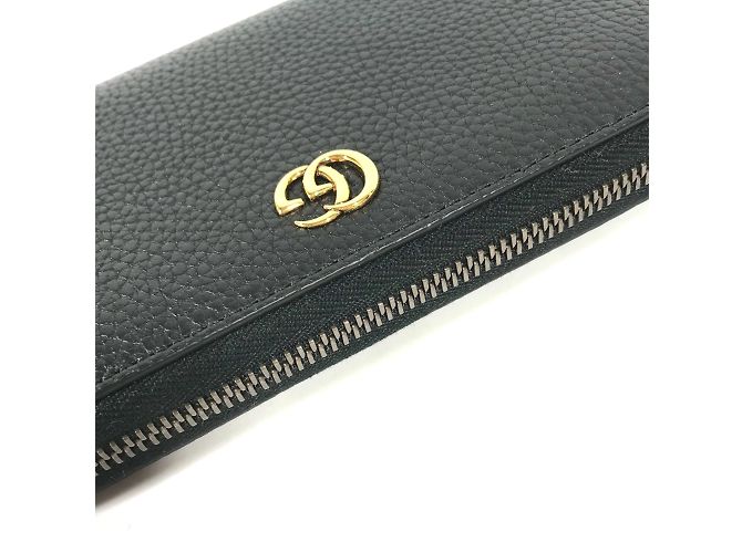 Cartera larga Gucci GG Marmont de bambú Azul marino - vista 6