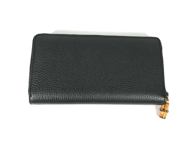 Cartera larga Gucci GG Marmont de bambú Azul marino - vista 7