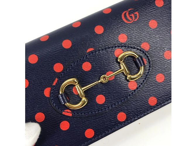 Gucci 621892 Horsebit 1955 Lunares Cartera Larga - vista 11