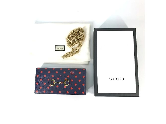 Gucci 621892 Horsebit 1955 Lunares Cartera Larga - vista 16