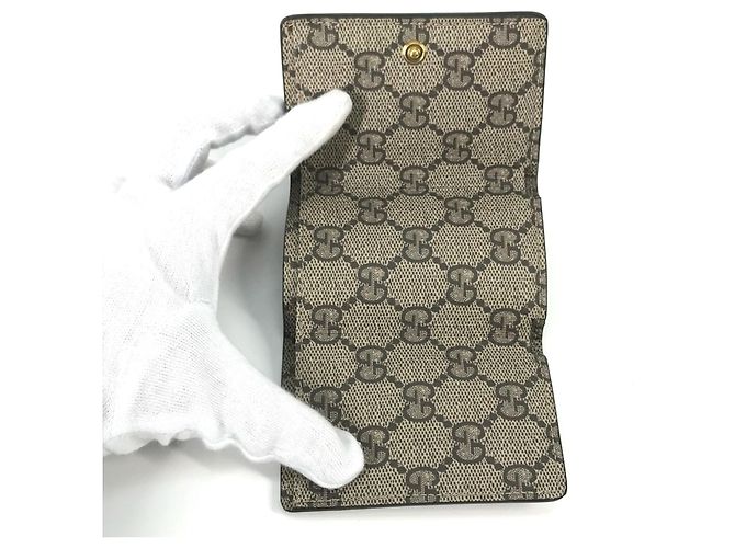 Billetera Trifold Gucci Beige - vista 14