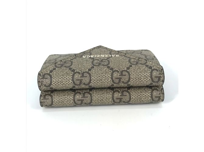 Billetera Trifold Gucci Beige - vista 4