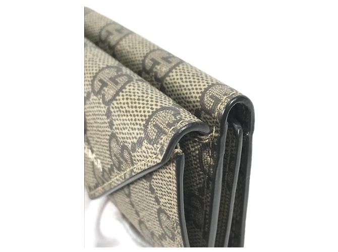 Billetera Trifold Gucci Beige - vista 7