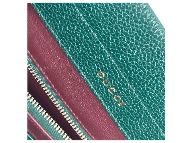 Borsa in pelle verde Gucci - vista 18