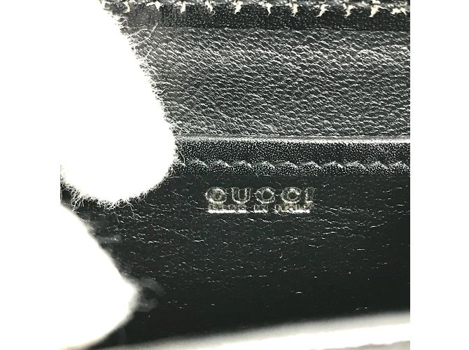 Borsa a spalla in pelle nera Gucci Nero - vista 10