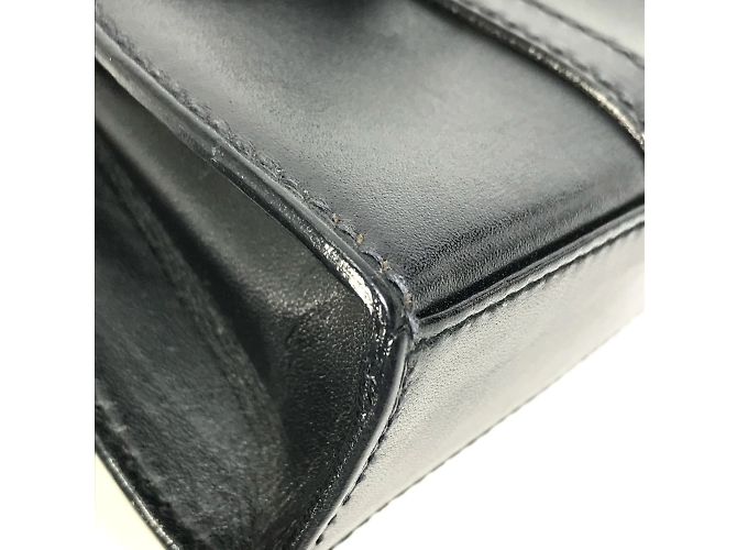 Borsa a spalla in pelle nera Gucci Nero - vista 12