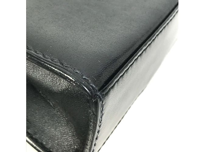 Borsa a spalla in pelle nera Gucci Nero - vista 13
