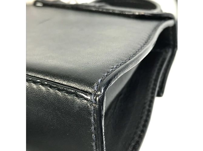 Borsa a spalla in pelle nera Gucci Nero - vista 14