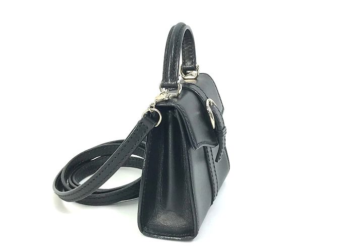 Borsa a spalla in pelle nera Gucci Nero - vista 3