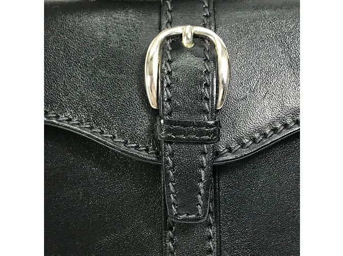 Borsa a spalla in pelle nera Gucci Nero - vista 7