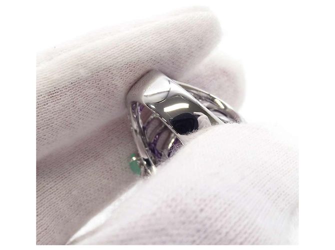 Bague en or blanc Chaumet - vue 6