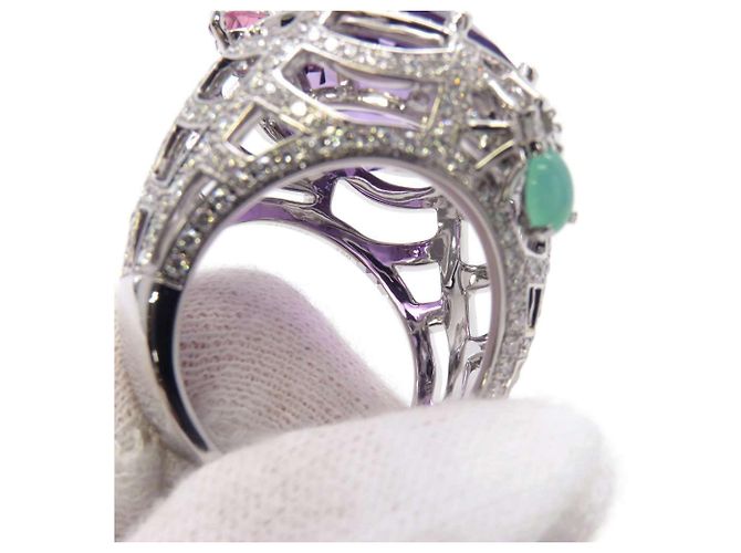 Bague en or blanc Chaumet - vue 7