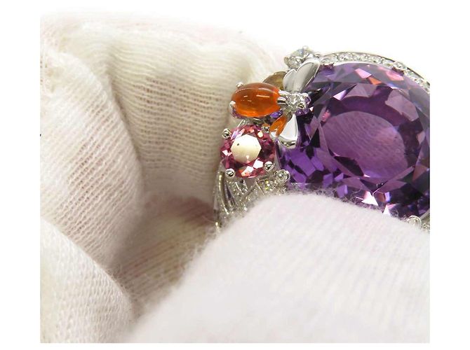 Bague en or blanc Chaumet - vue 9