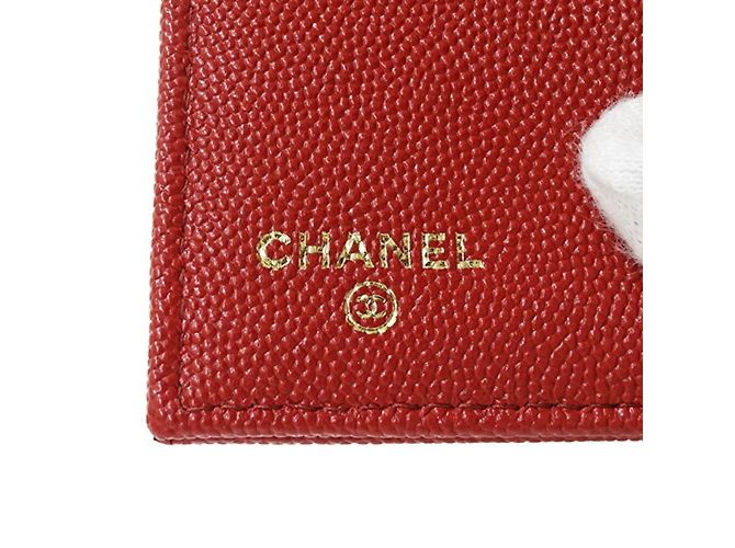 Cartera tri-fold Matelassé Mademoiselle de Chanel Roja - vista 5