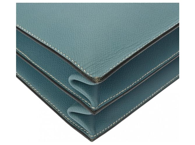 Hermès Sac à main Hermes Kelly Depeche 38 Bleu - vue 10