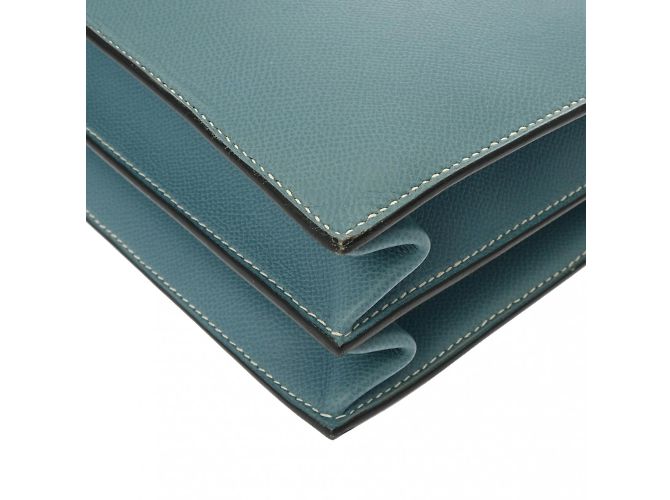 Hermès Sac à main Hermes Kelly Depeche 38 Bleu - vue 11