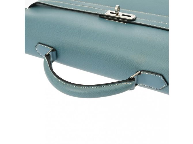 Hermès Sac à main Hermes Kelly Depeche 38 Bleu - vue 4