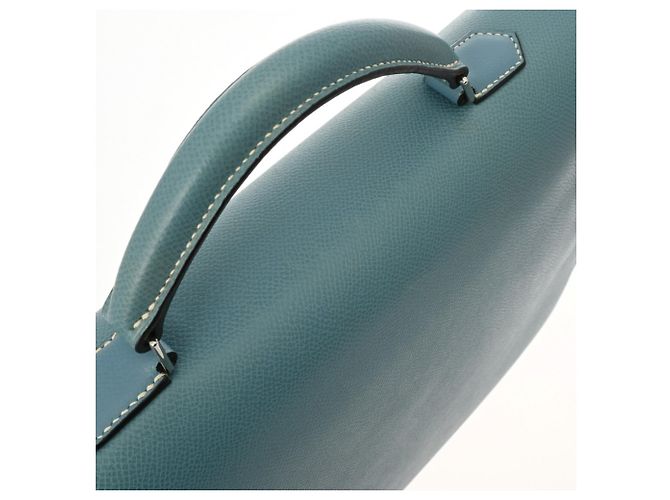 Hermès Sac à main Hermes Kelly Depeche 38 Bleu - vue 6