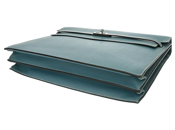 Hermès Sac à main Hermes Kelly Depeche 38 Bleu - vue 7