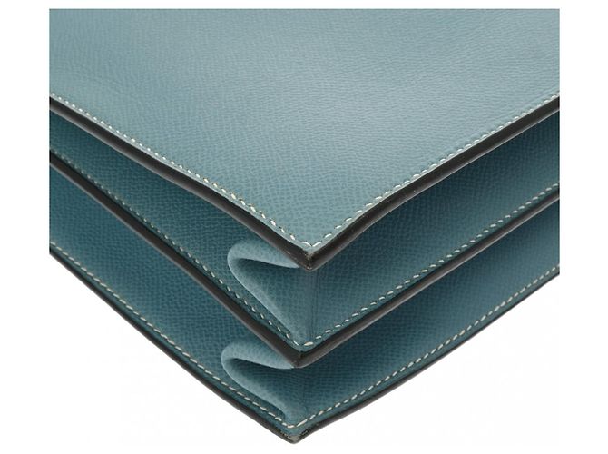 Hermès Sac à main Hermes Kelly Depeche 38 Bleu - vue 8
