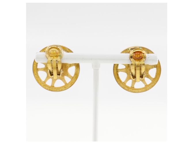 Orecchini a clip placcati oro Chanel del 1997 - vista 3