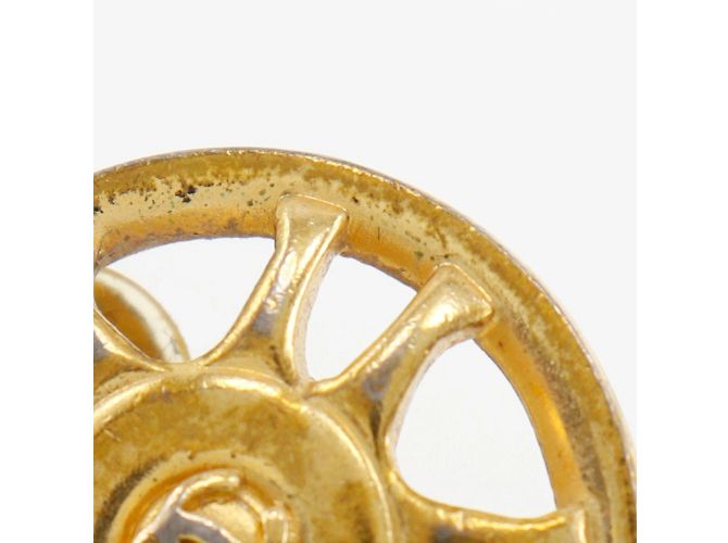 Orecchini a clip placcati oro Chanel del 1997 - vista 5