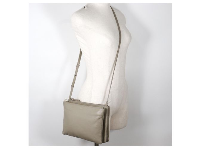 Céline Borsa a spalla grande Celine Trio Marrone - vista 9