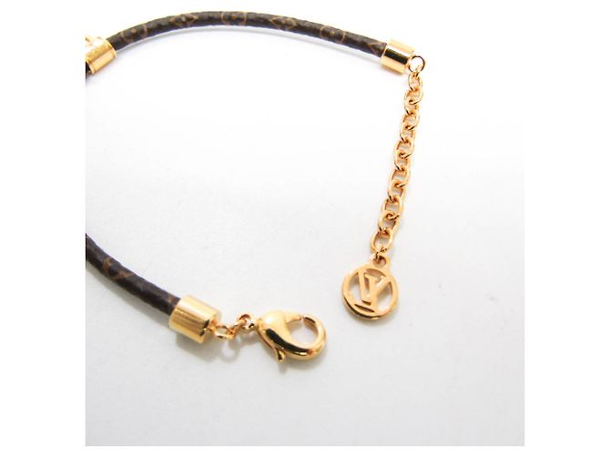 Bracciale Monogramma Louis Vuitton Vivienne Kickflip D'oro - vista 6