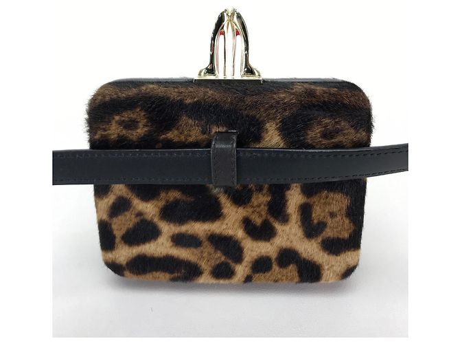 Marsupio con motivo leopardato Christian Louboutin - vista 2