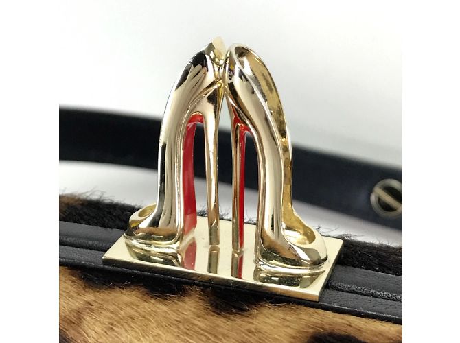 Marsupio con motivo leopardato Christian Louboutin - vista 5