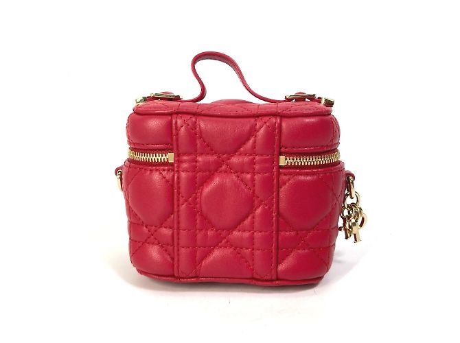 Borsa a Spalla Lady Dior 2Way di Christian Dior Rosso - vista 2