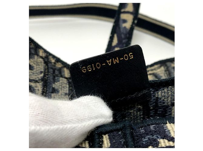 Pochette cintura piatta Saddle S5632CRIW di Christian Dior Blu navy - vista 15