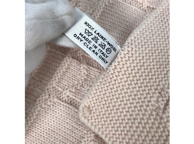 Stola in lana rosa Christian Dior - vista 8