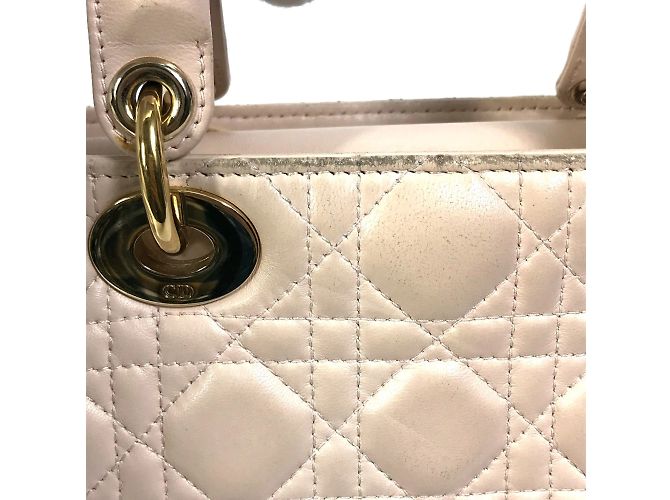 Borsa a mano Mini 2WAY Christian Dior Beige - vista 13