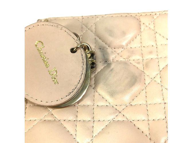 Borsa a mano Mini 2WAY Christian Dior Beige - vista 15