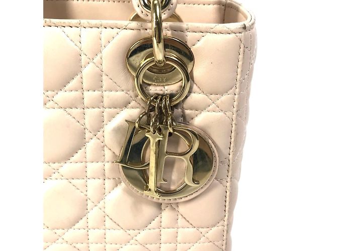 Borsa a mano Mini 2WAY Christian Dior Beige - vista 4